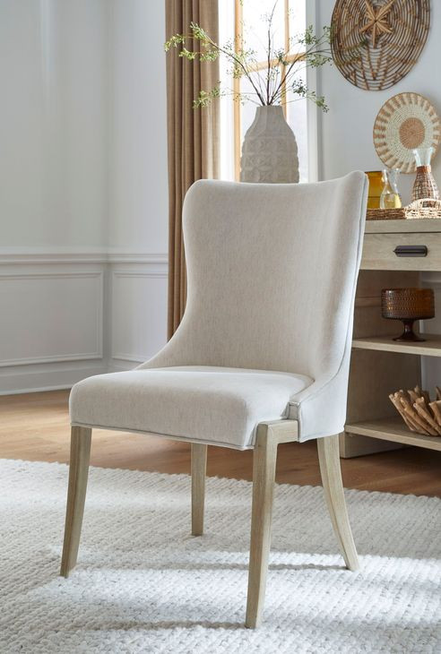Sunset Cove Cream Upholstered Host Chair Set of 2