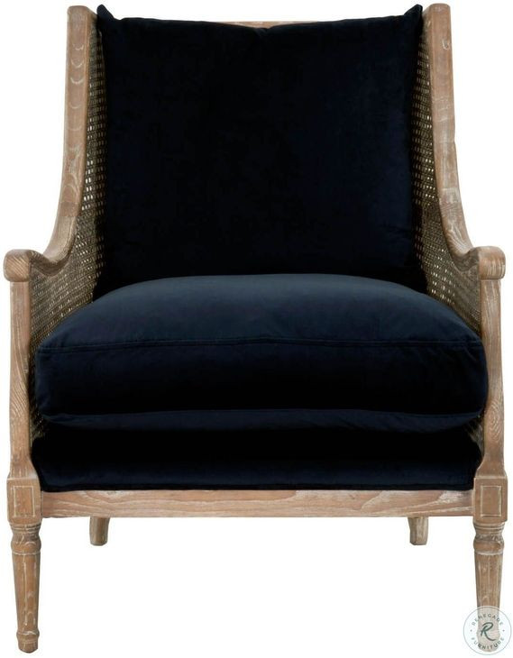 Patina Denim Churchill Club Chair