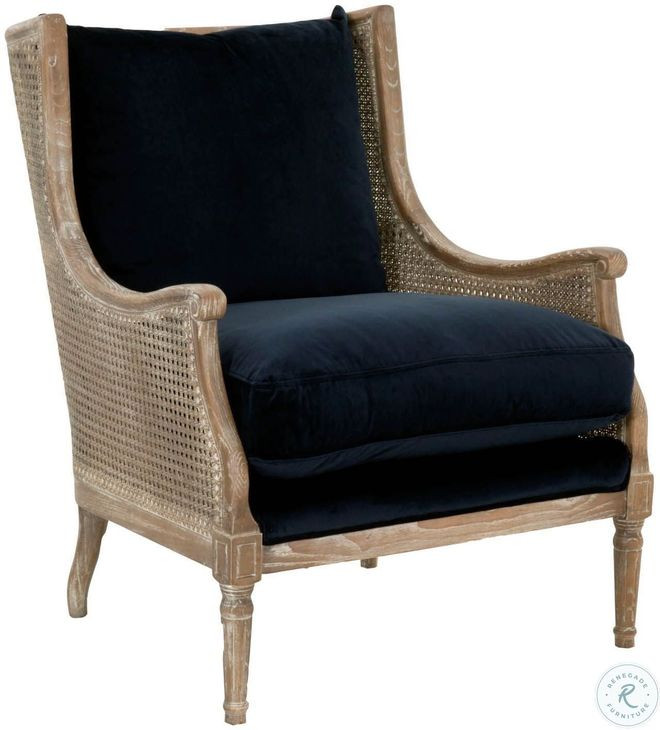 Patina Denim Churchill Club Chair