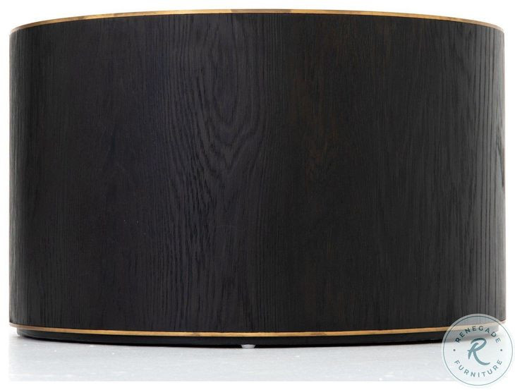 Perry Bright Brass Clad Bunching Table