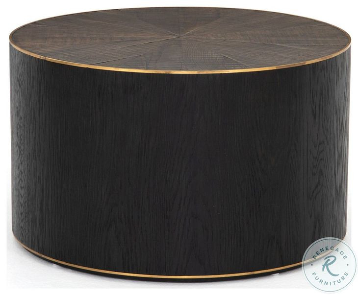 Perry Bright Brass Clad Bunching Table