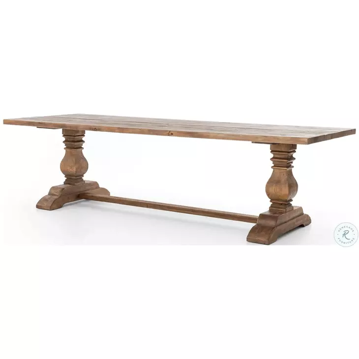 Durham Bleached Oak 110" Dining Table