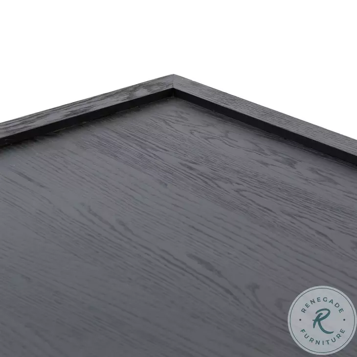 Charley Drifted Black Coffee Table