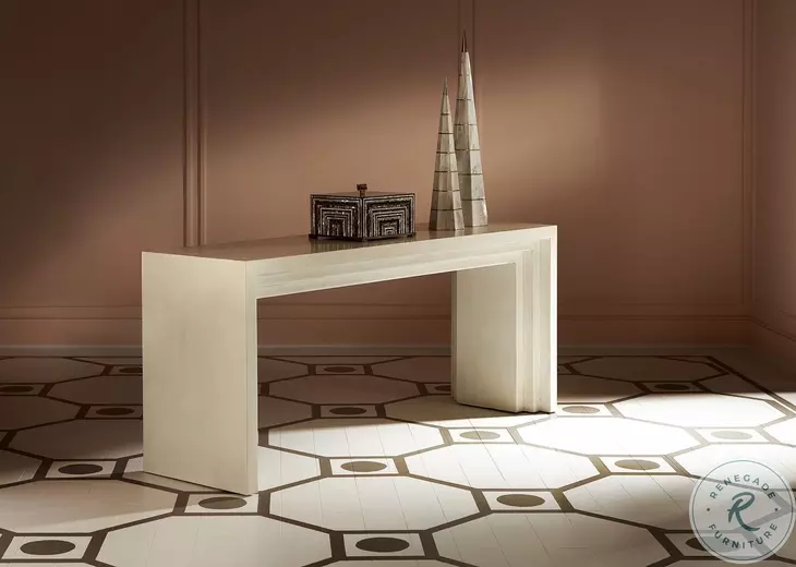 Aries Antique White Console Table