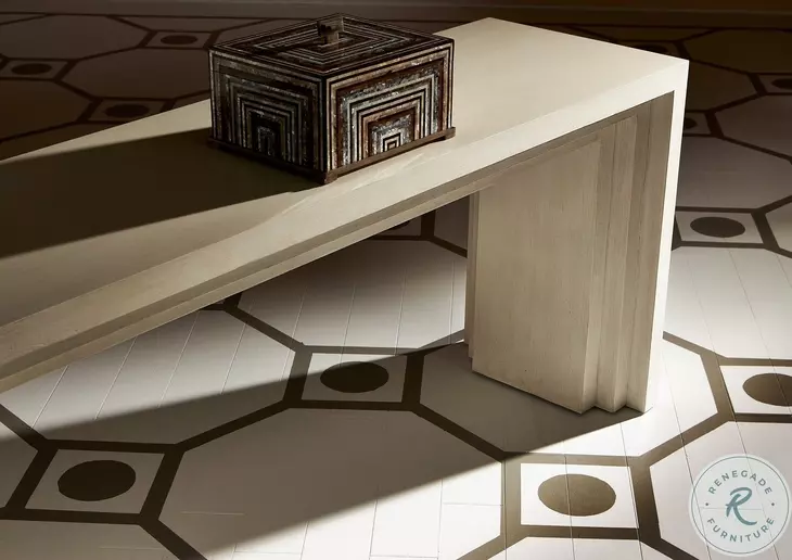 Aries Antique White Console Table