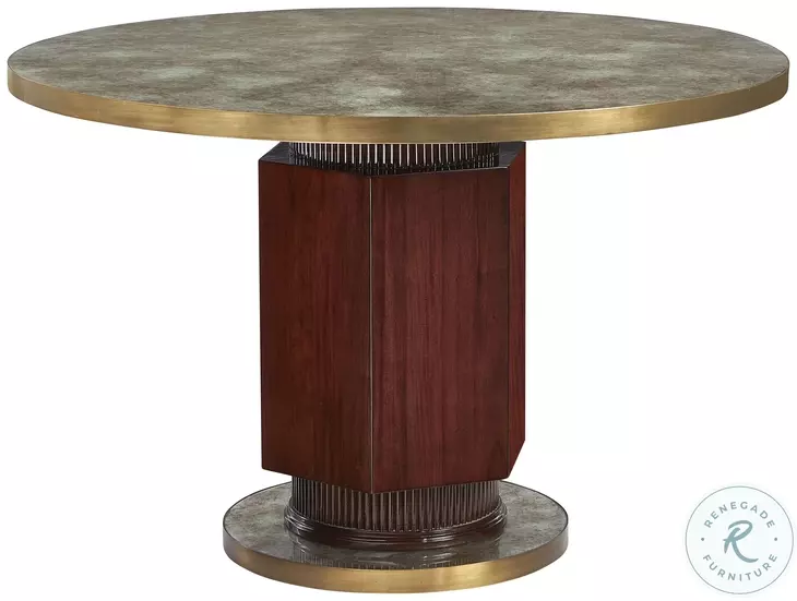 Josefien Eglomise And Richly Mahogany Center Table