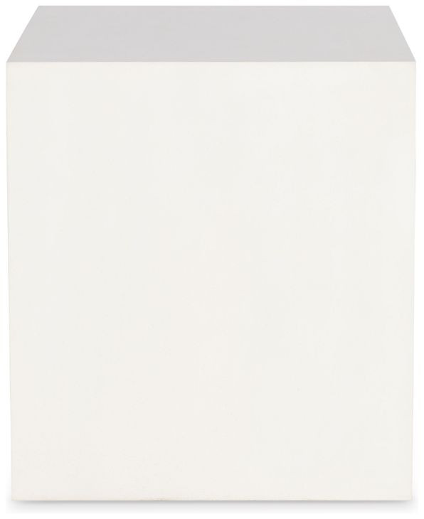 Aries Coconut Rectangular End Table