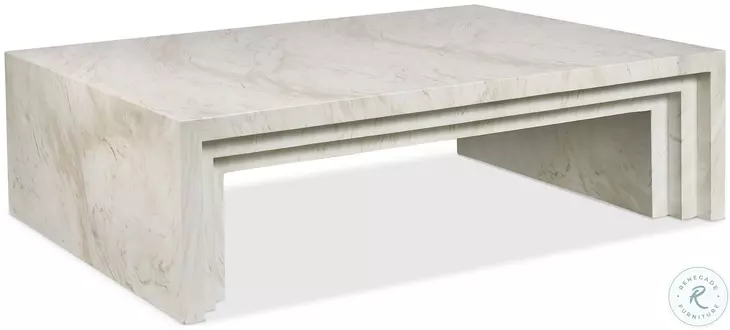 Aries Faux Marble Coffee Table