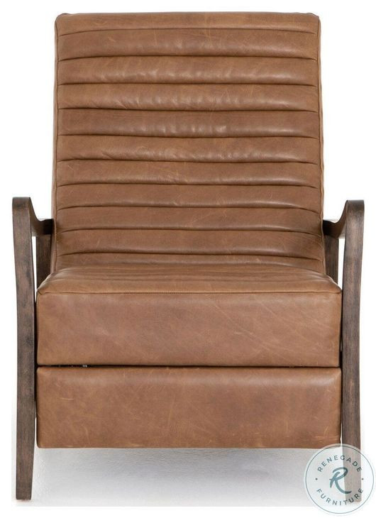 Chance Dakota Warm Taupe Leather Recliner