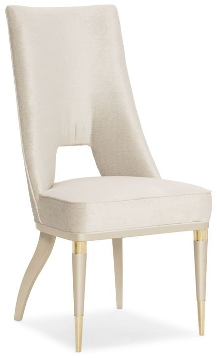 Guest of Honor Cream Performance Fabric Dining Side Chair