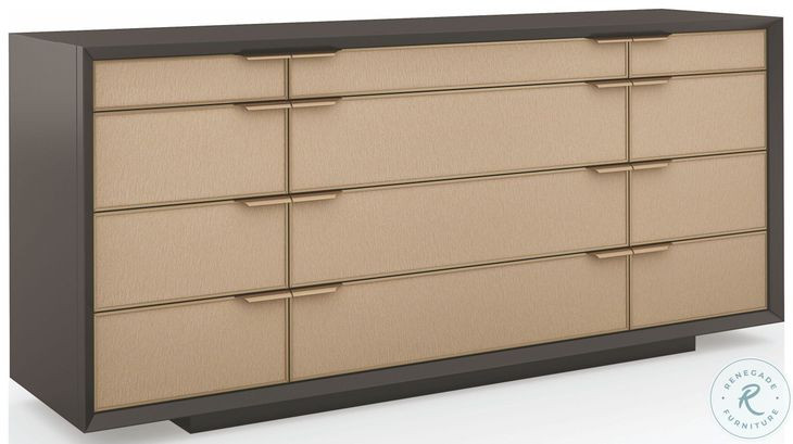 Pinstripe Dark Chocolate and Rich Walnut Canopy Bedroom Set