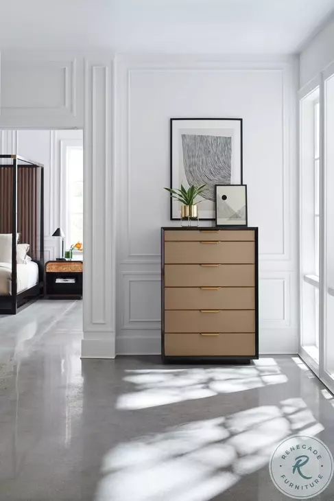 Wrap It Up Dark Chocolate And Beige Chest