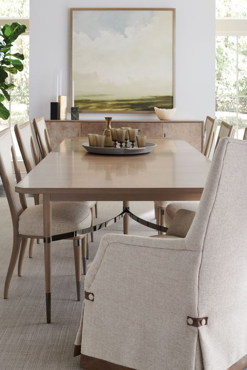 Take You Seat Beige Performance Fabric Dining Side Chair