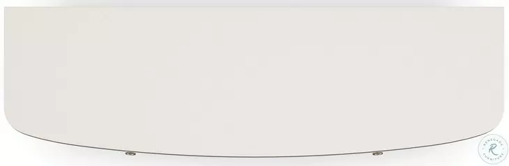 Lyon Almond Milk And Brushed Gold 6 Drawer Dresser