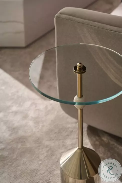 Alpha Whisper Of Gold End Table
