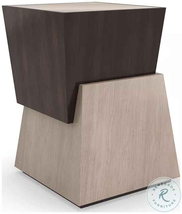 Relativity Otter And Woodland Gray End Table