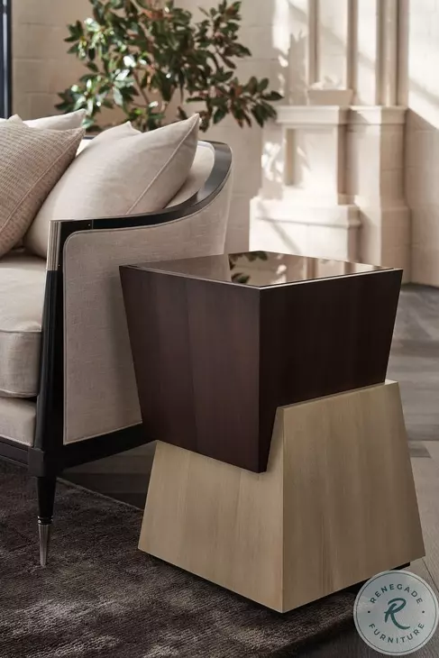 Relativity Otter And Woodland Gray End Table