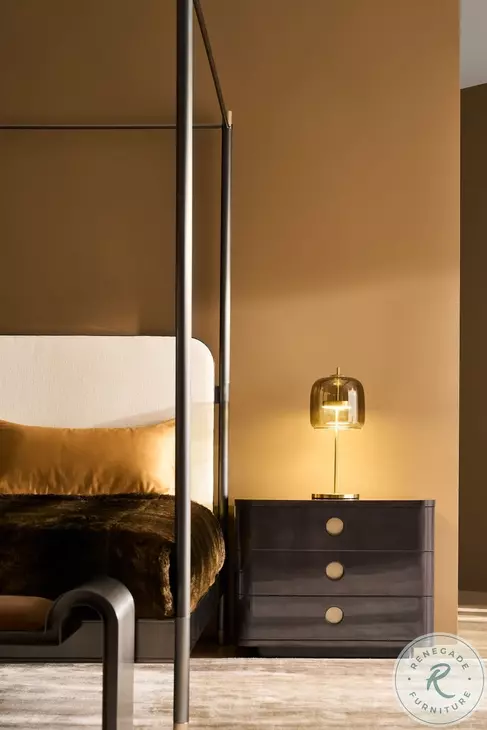Bachelor Otter Gloss Large Nightstand