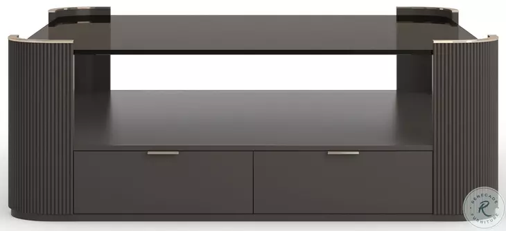 Love Dark Chocolate Square Cocktail Table