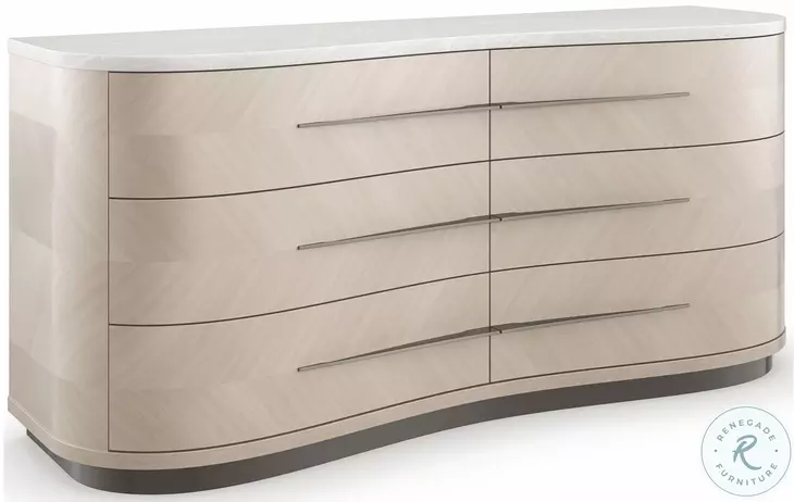 Roam Moonstone And sealskin Dresser