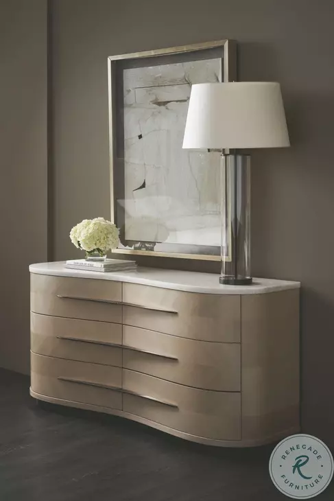 Roam Moonstone And sealskin Dresser