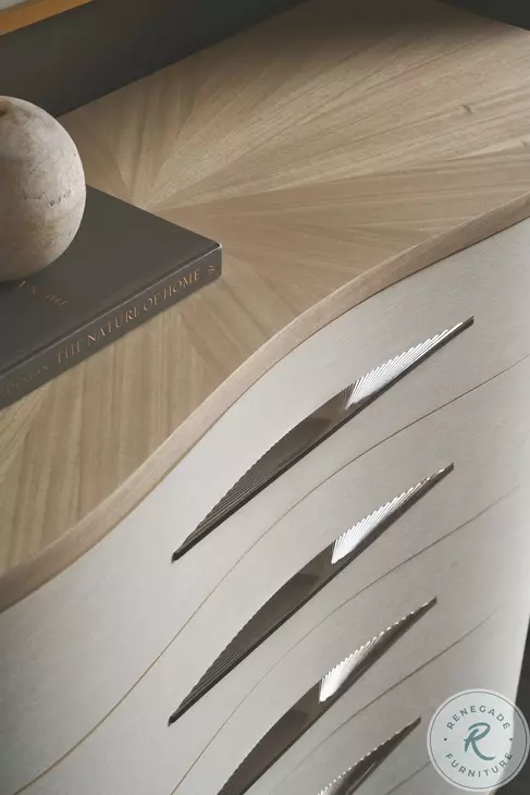 Meandrous Moonstone And Sealskin Dresser