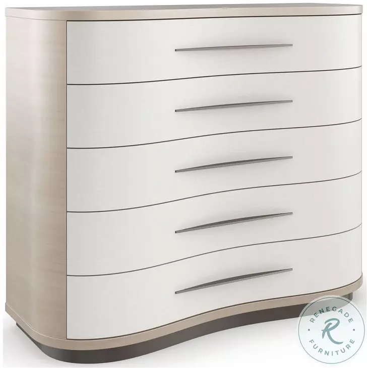 Meandrous Moonstone And Sealskin Dresser