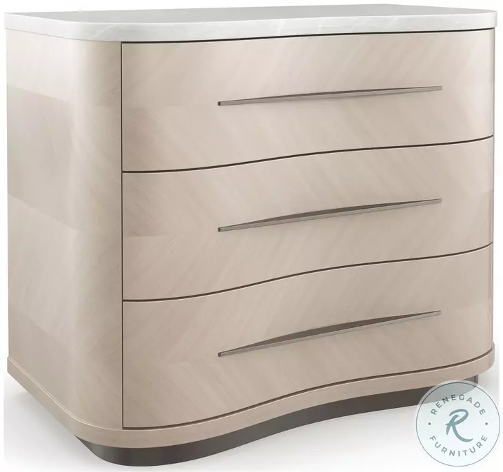 Nomadic Moonstone And sealskin Nightstand