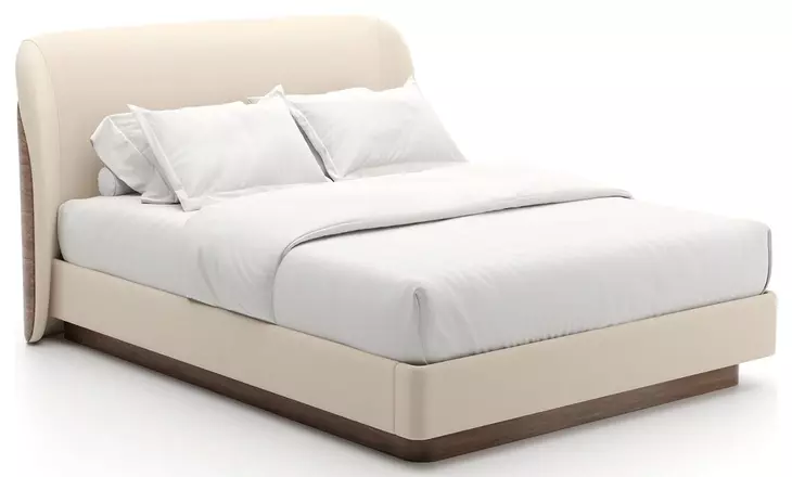 Fleur Ivory and Porcini Upholstered Panel Bedroom Set