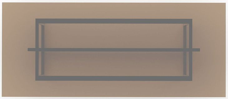 Wish You Were Here New Natural Walnut and Smoked Bronze Glass Top 84" Rectangular Dining Table