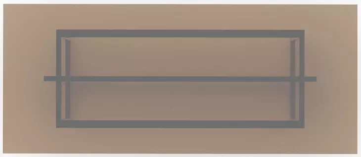 Wish You Were Here New Natural Walnut and Smoked Bronze Glass Top 84" Rectangular Dining Table
