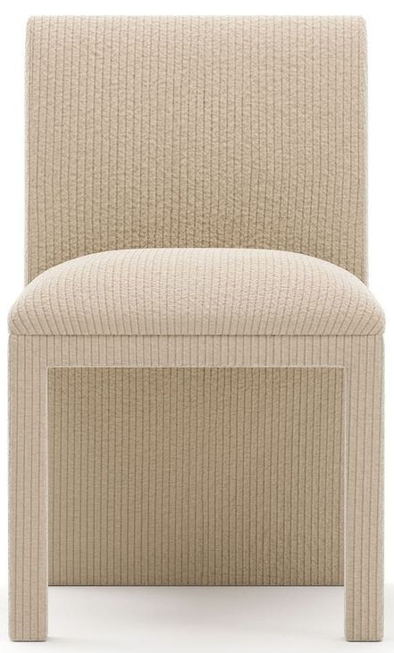 Precipice Oatmeal Upholstered Dining Chair
