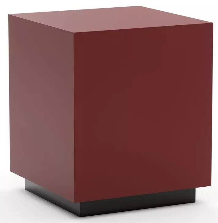 Cocktail Couture Rouge Red Gloss and Black Rectangular Occasional Table Set