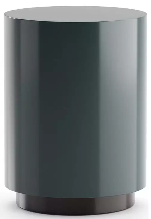 Cocktail Couture Apatite Gloss Round End Table