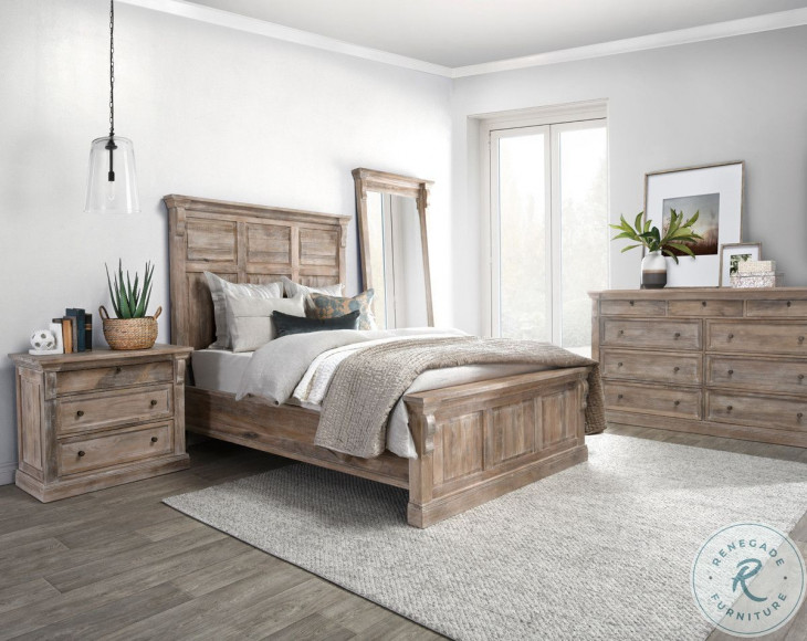 Adelaide Brown King Panel Bed