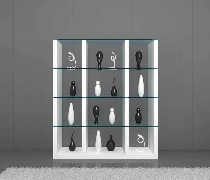 Cloud White High Gloss Wall Unit
