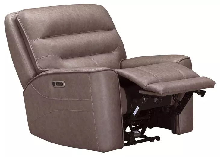 Lawmere Sydney Brunette Zero Gravity Triple Power Reclining Living Room Set with USB Charging
