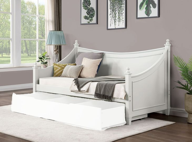 Lycoris White Twin Daybed