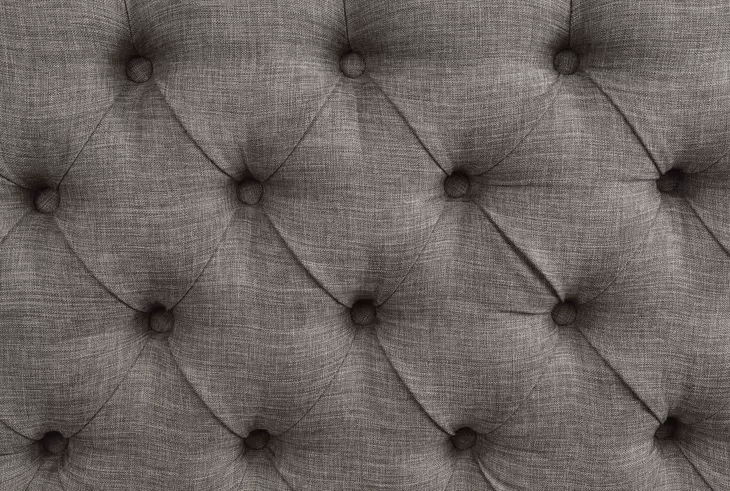 Sania Antique Black and Light Gray Upholstered Wingback Chair Set of 2