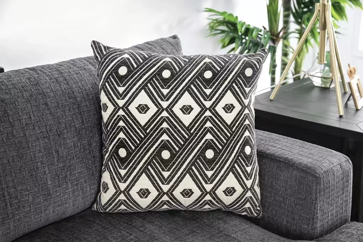 Kaylee Black 148" Large RAF Modular Sectional