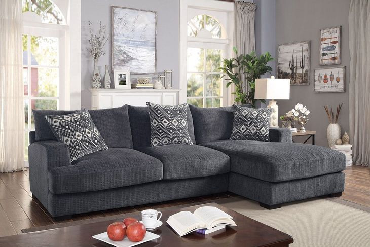Kaylee Black 147" RAF Modular Sectional