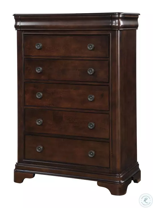 Conley Cherry Panel Bedroom Set