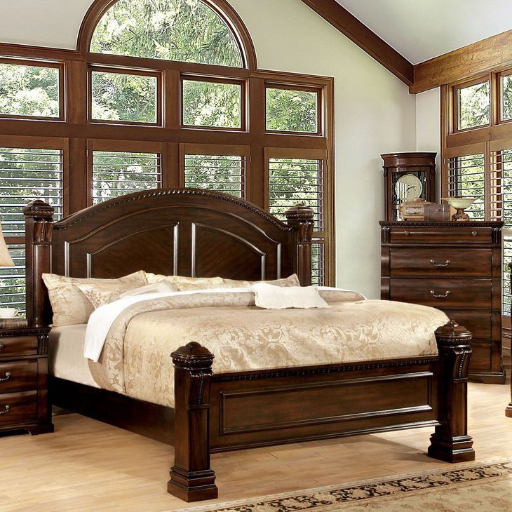 Burleigh Cherry Queen Poster Bed