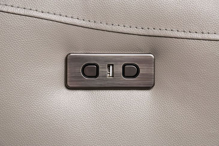 Gorgius Light Gray 39" Power Recliner