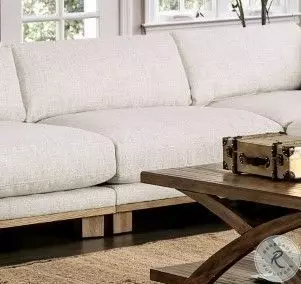 Arendal Beige And Natural 5 Piece Sectional