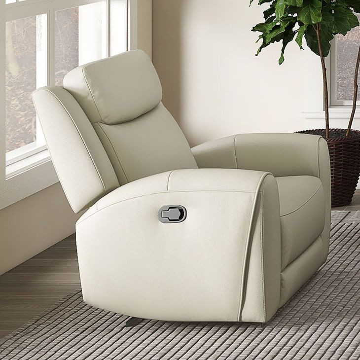 Jacobus Beige 41" Manual Recliner