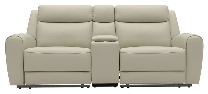 Jacobus Beige 78" Manual Reclining Loveseat with Console