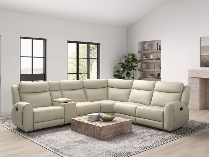 Jacobus Beige 130" Motion Sectional