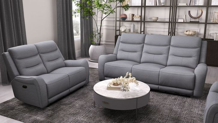 Matthias Gray 78" Manual Reclining Loveseat