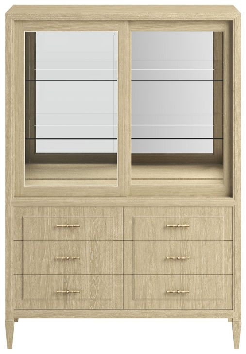 Eave Sundrenched 6 Drawer Oak China Cabinet